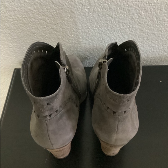 Vince Camuto Gray Suede Ankle Boots - Picture 2 of 6